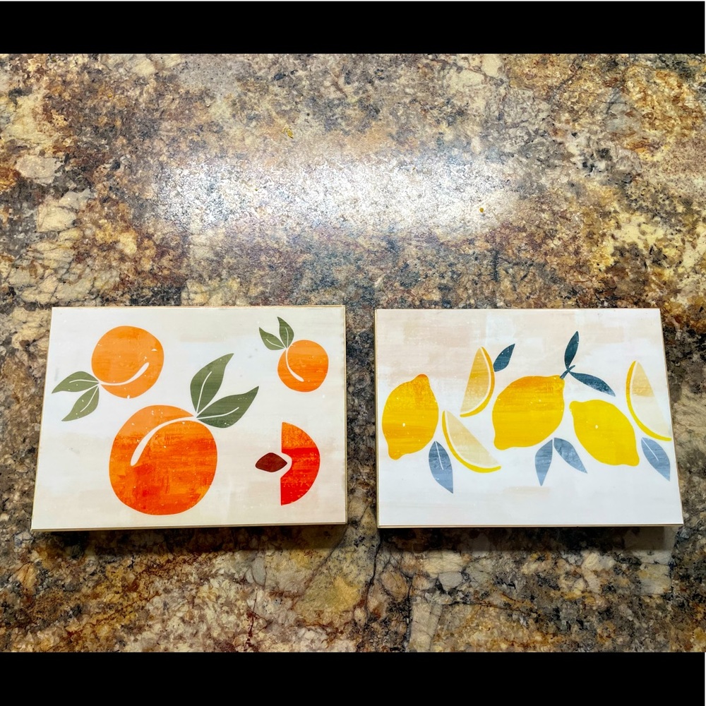 Summertime Fruit Kitchen Wall Decor